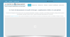 Desktop Screenshot of centreduquennaumont.fr